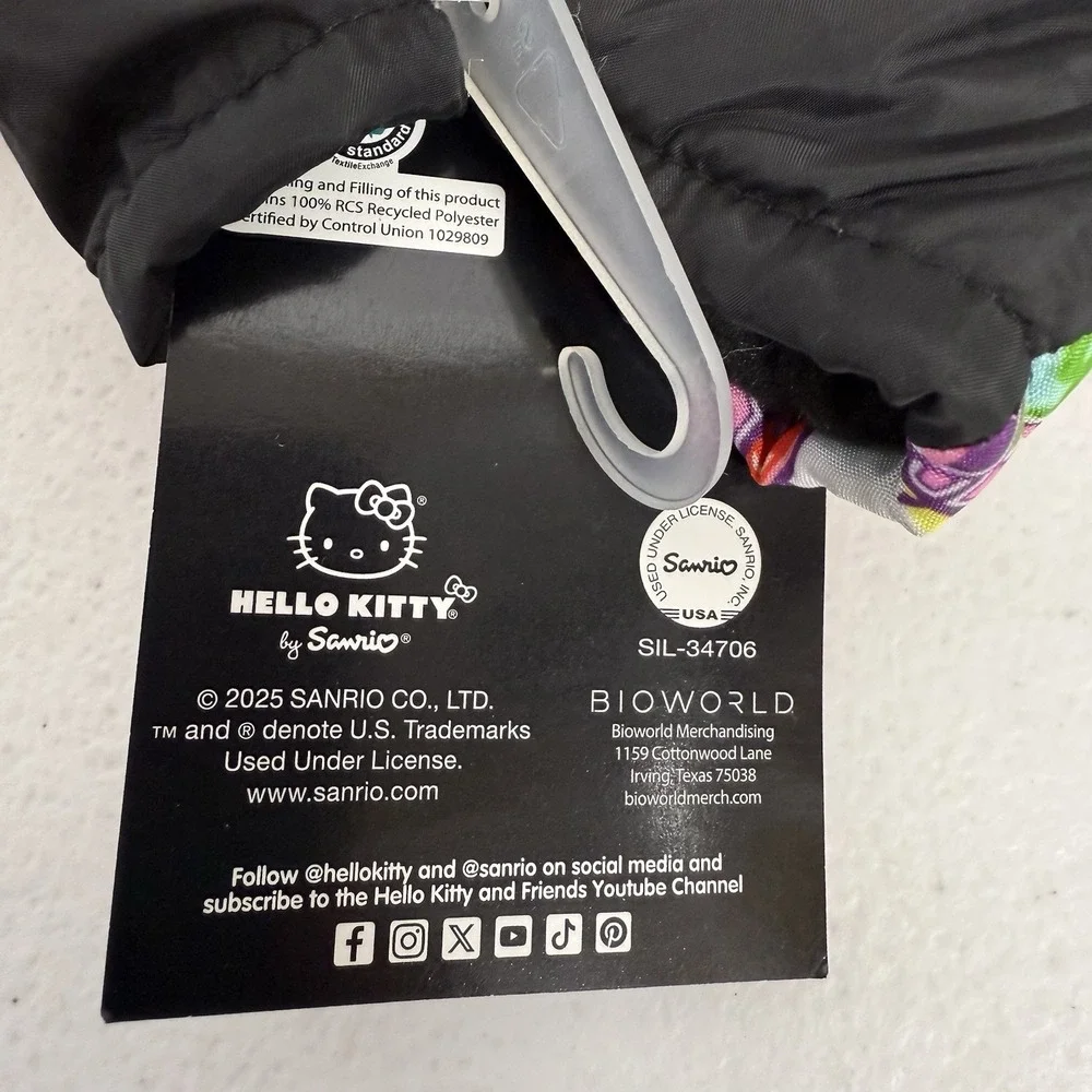 Hello Kitty Winter Gloves Girls Size S/M